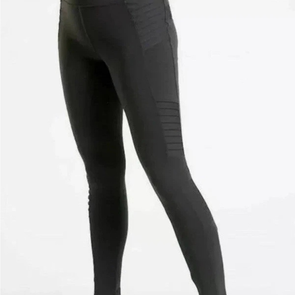 Athleta Delancey Moto Legging (black)